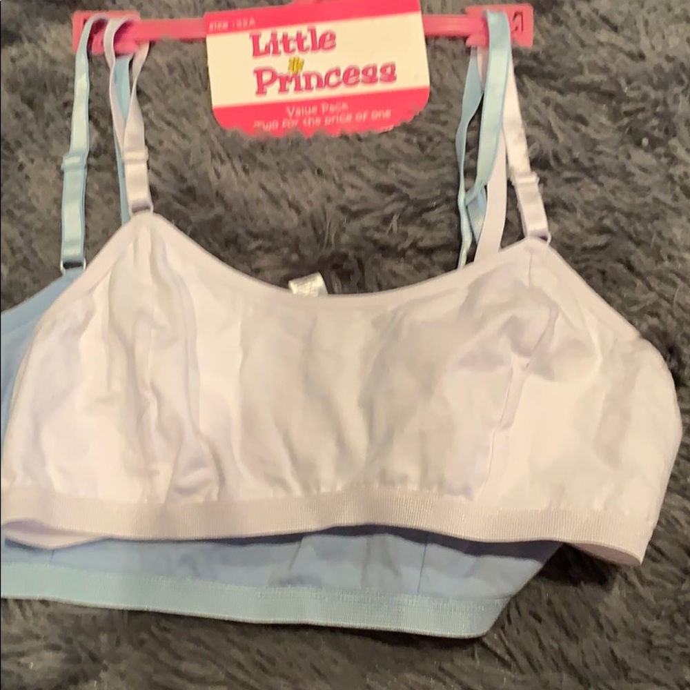 💰NWT little princess bras in 32 A 2 for 1